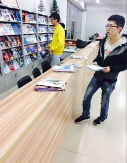 圖書館又一批勤工儉學圖書管理員上崗